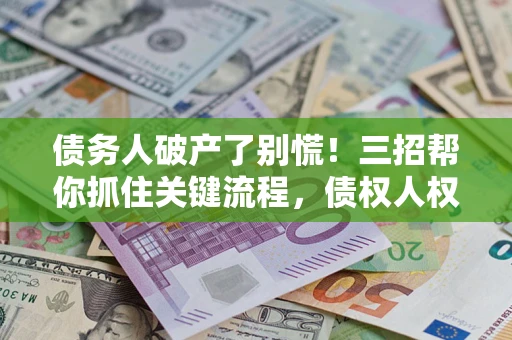武汉债务人破产了别慌！三招帮你抓住关键流程，债权人权益不再缩水