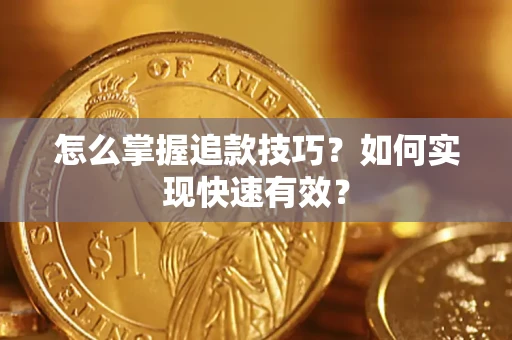 武汉怎么掌握追款技巧？如何实现快速有效？