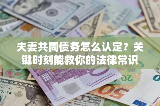 武汉夫妻共同债务怎么认定？关键时刻能救你的法律常识