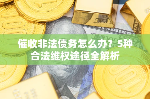 武汉催收非法债务怎么办？5种合法维权途径全解析