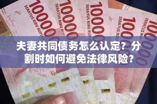 武汉夫妻共同债务怎么认定？分割时如何避免法律风险？